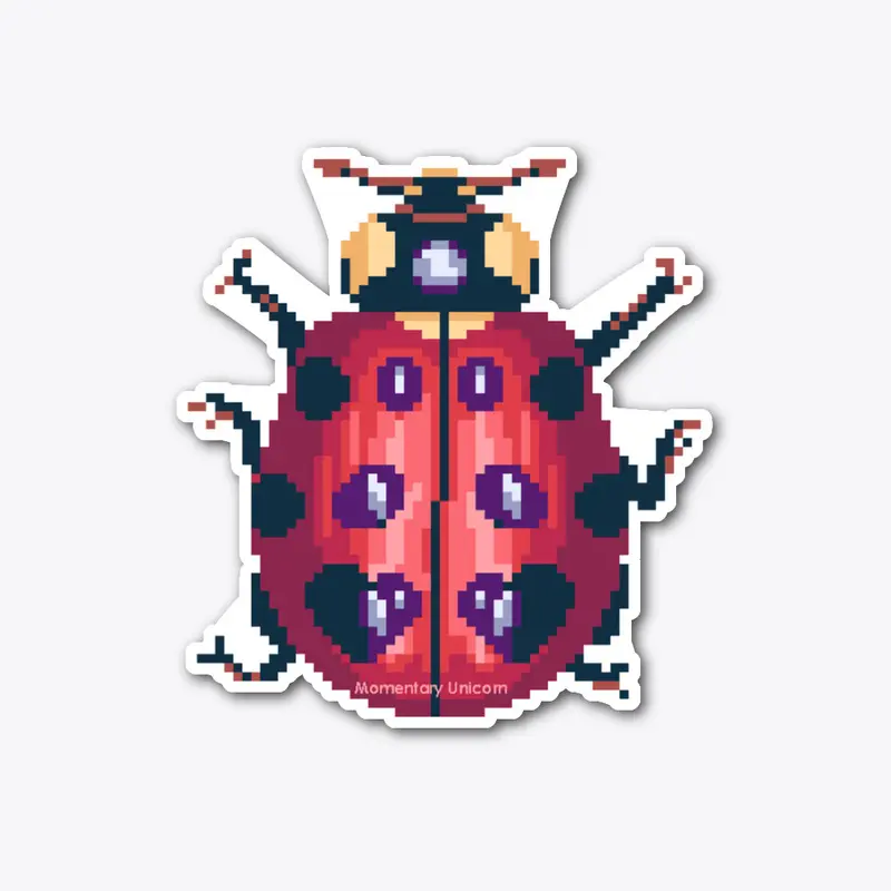 Ladybug Pixel Pattern - Ladybird Design