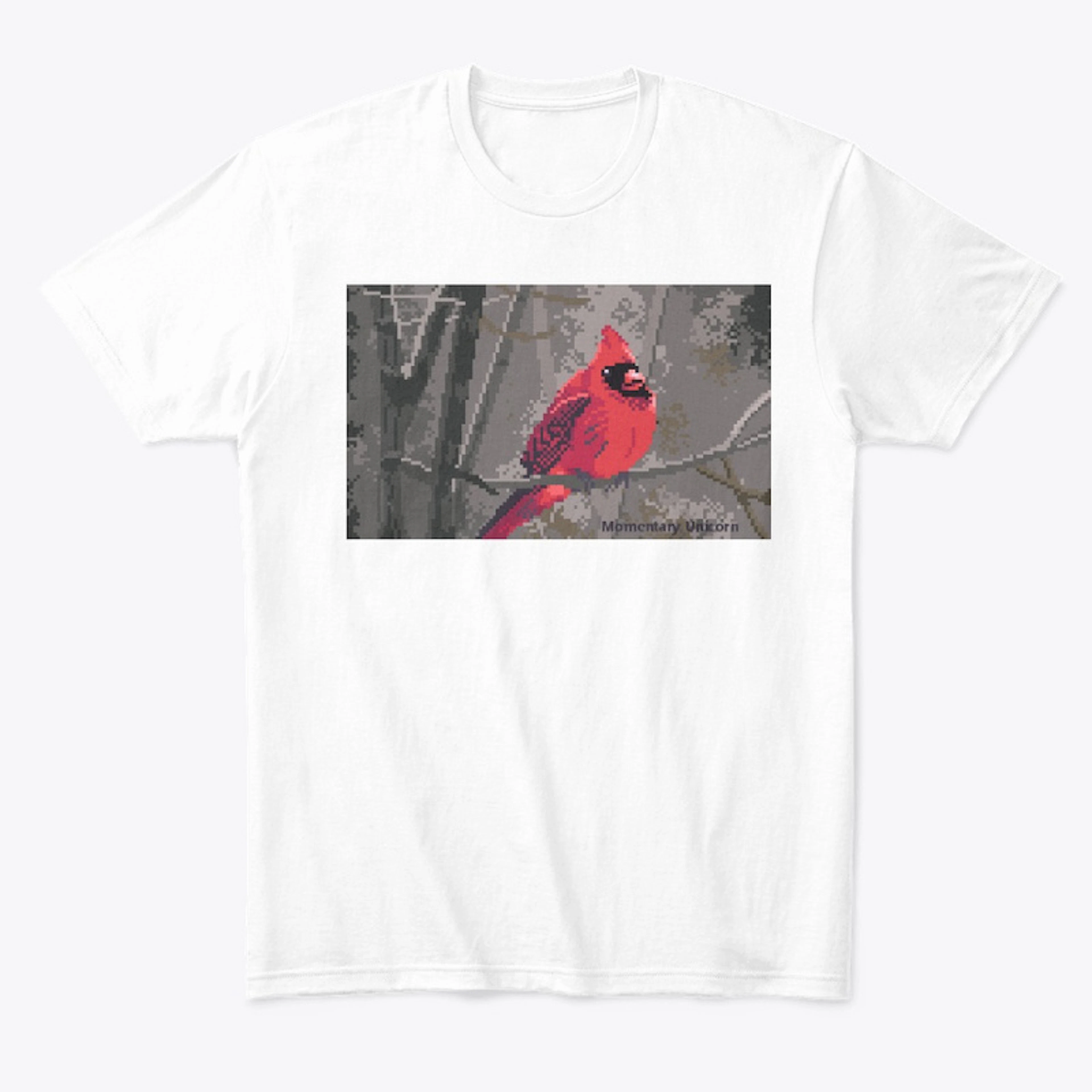 Pixel Art Northern Cardinal