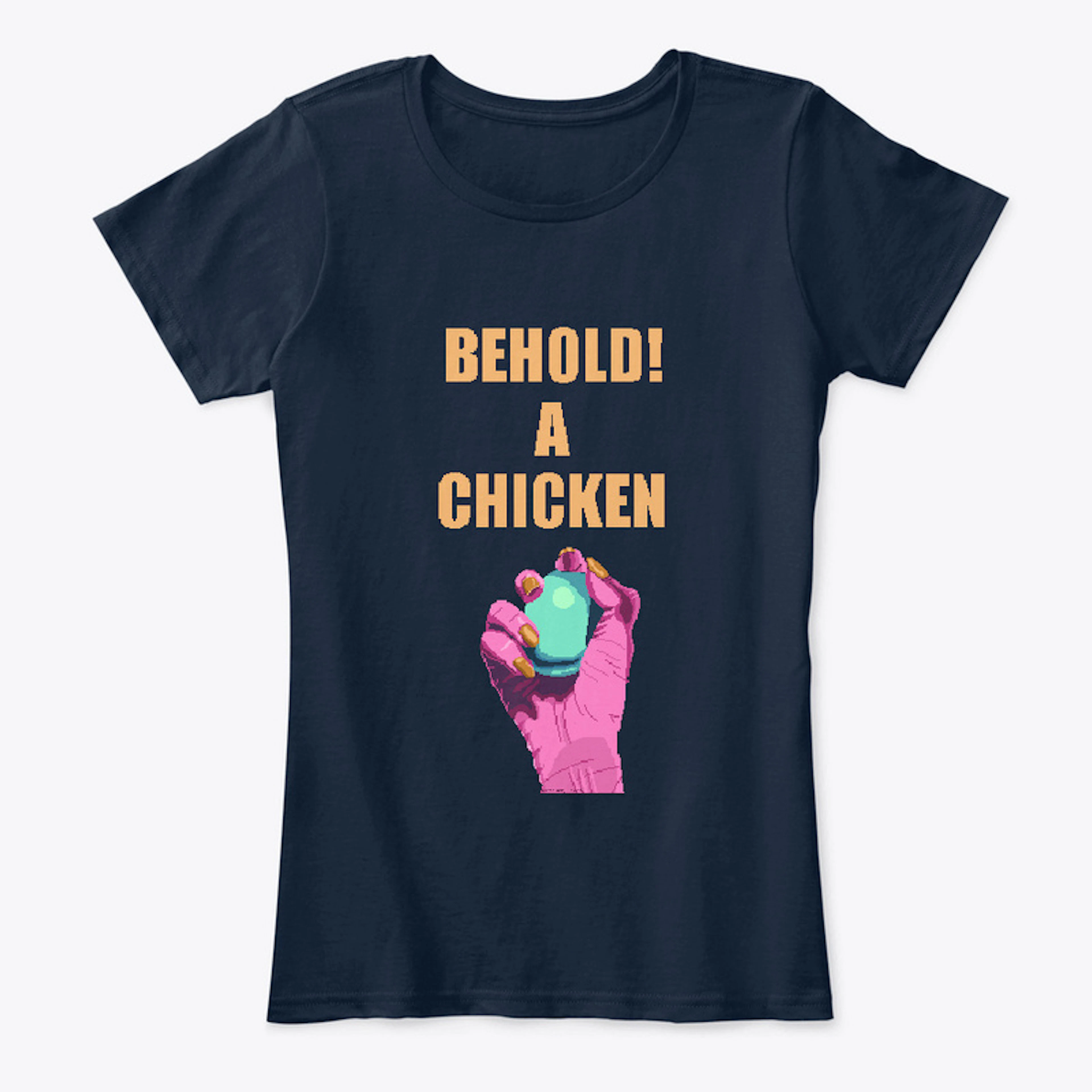 Behold!  A Chicken ProChoice Pixel Art 