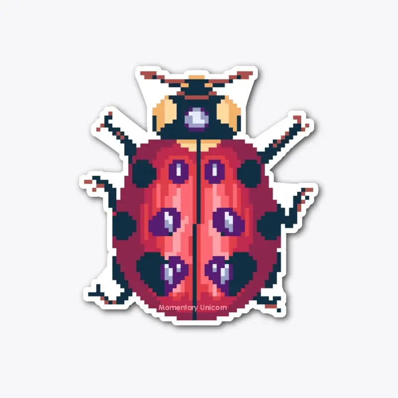 Ladybug Pixel Pattern - Ladybird Design